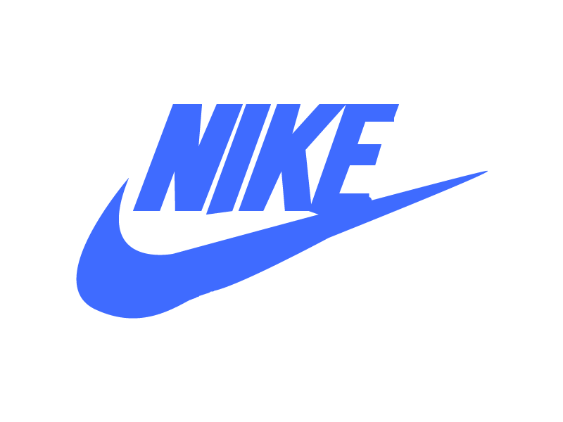 Blue and White Nike Logo - Blue nike Logos