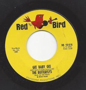 Red Bird Yellow Circle Logo - Details about THE BUTTERFLYS - GEE BABY GEE -'64 RED BIRD RNB 45