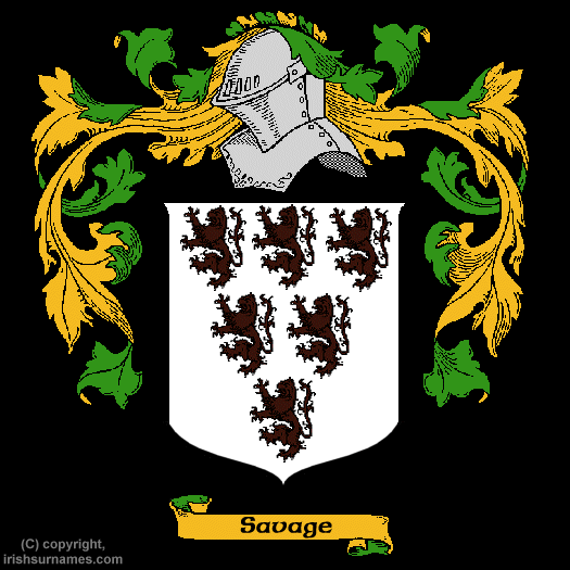 Savage Family Logo - Savage Coat of Arms, Family Crest - Free Image to View - Savage Name ...
