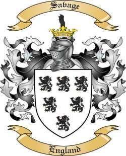 Savage Family Logo - Savage Family Coat of Arms from England | Ancestors - Durham ...