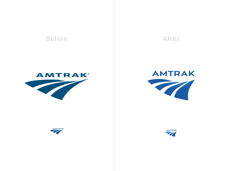 Amtrak Logo - Amtrak Logo Iteration