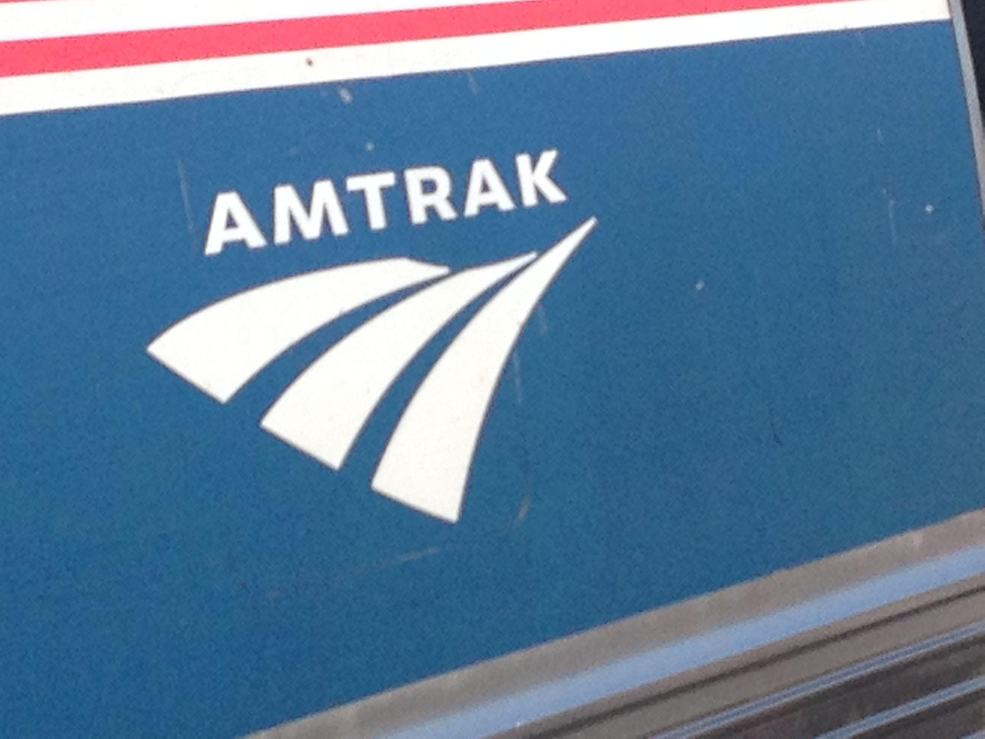 Amtrak Logo - File:Current Amfleet I Amtrak Logo.JPG - Wikimedia Commons