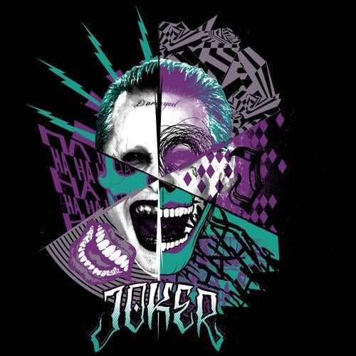 Joker Logo - DC Suicide Squad Joker Logo Official Men's T-shirt (Black) – Urban ...