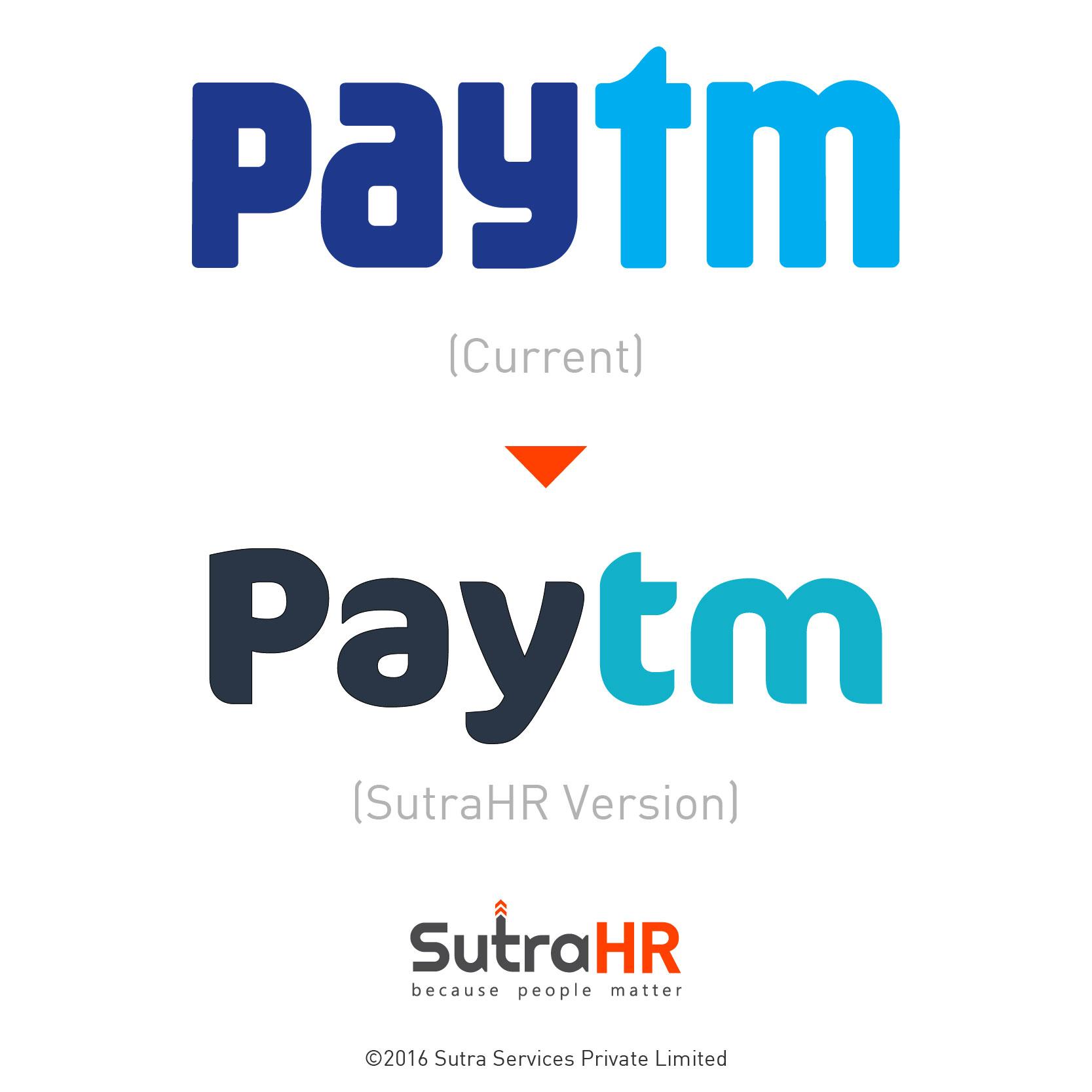 Paytm Logo - paytm startup logo redesigned | SutraHR