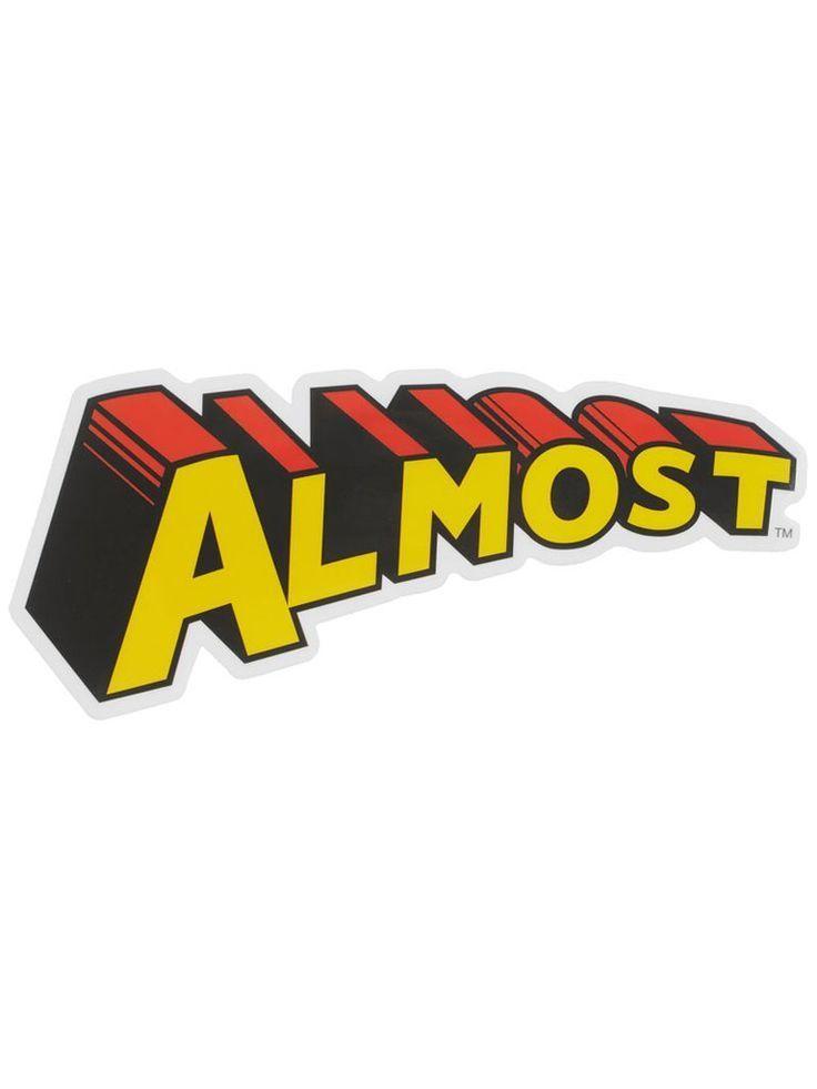 Almost Skateboards Logo - Almost Super Almost Skateboard Sticker. Design Inspiration