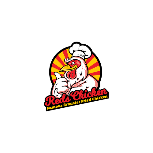 Famous Chicken Logo - Design logo for fried chicken restaurant. Logo design contest