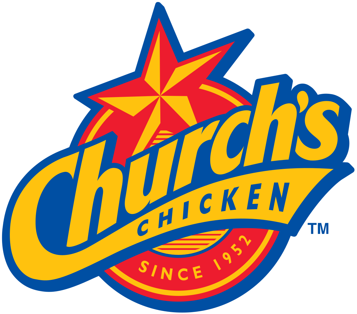 Famous Chicken Logo - Church's Chicken
