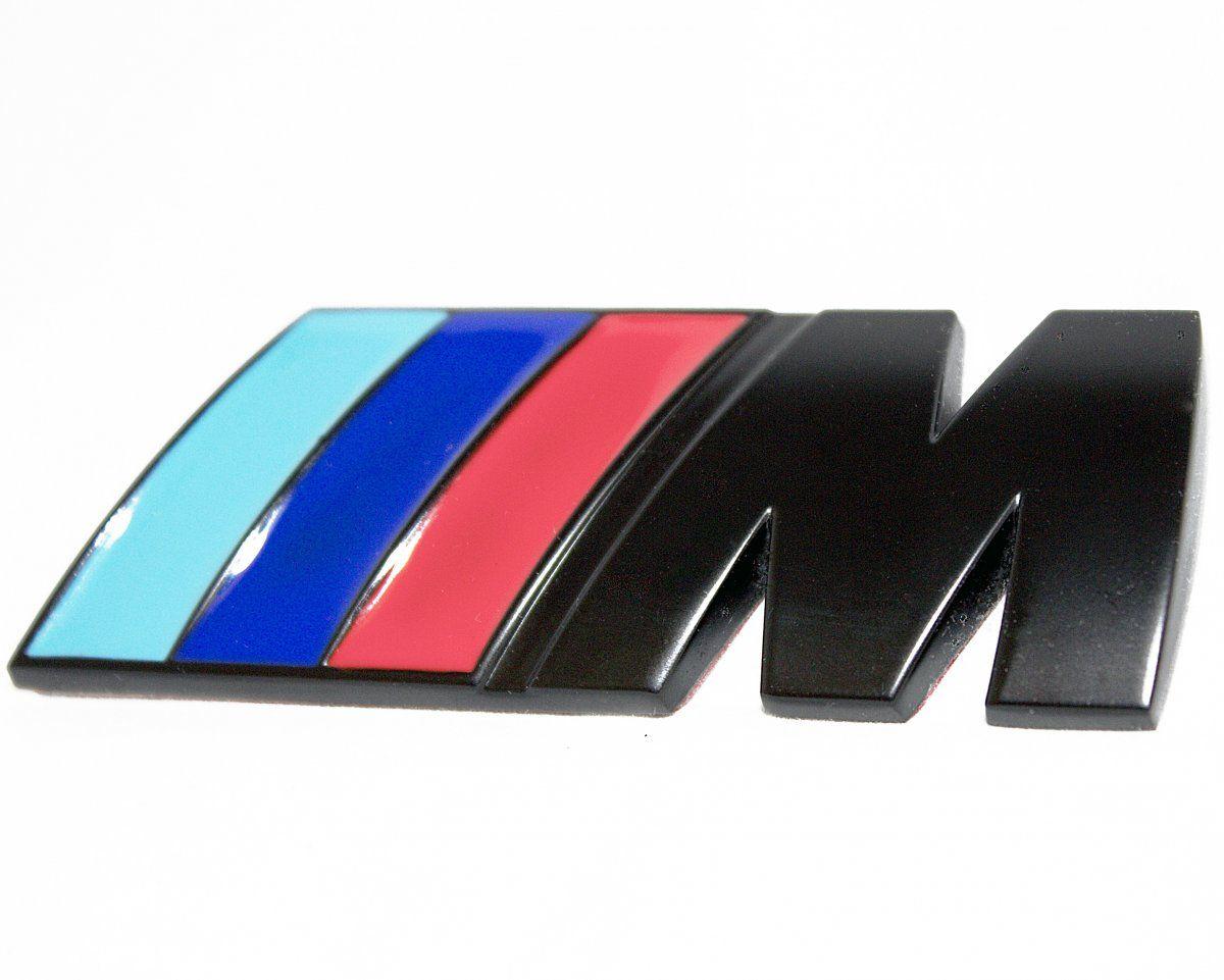 Black BMW M Logo - BMW M emblem matte black - Emblems - E81/E87 (04-12)