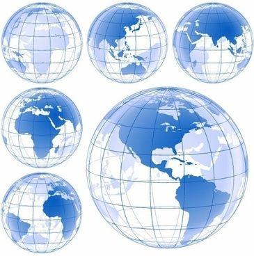 Blue World Globe Logo - Globe free vector download (835 Free vector) for commercial use ...