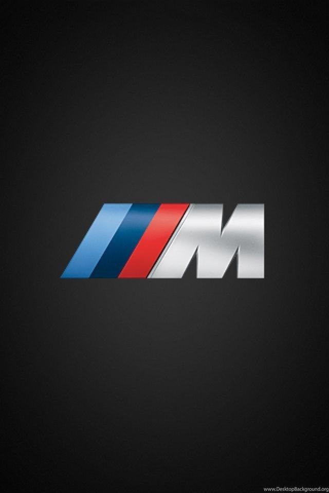 Black BMW M Logo - Download BMW M Logo iPhone 4 Wallpaper Desktop Background