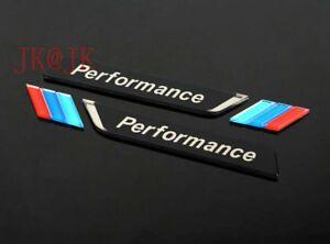 Black BMW M Logo - 2pcs Black BMW M-performance Emblem For Car window Badge Sticker