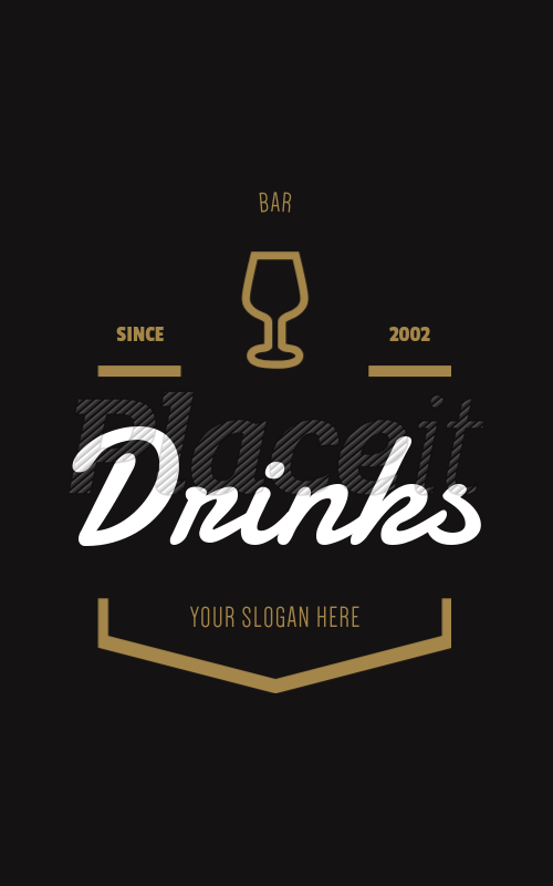 Classy Logo - Placeit - Classy Logo Template for Bars