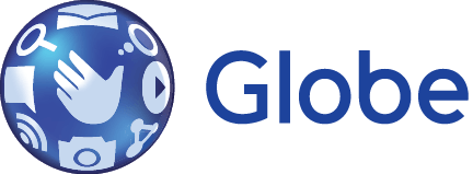 Globe with Lines Logo - Create wonderful with Globe.