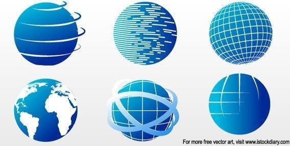 Blue Green Globe Logo - Globe free vector download (835 Free vector) for commercial use ...