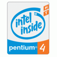 Intel Pentium 4 Logo - Intel Pentium 4 HT | Brands of the World™ | Download vector logos ...