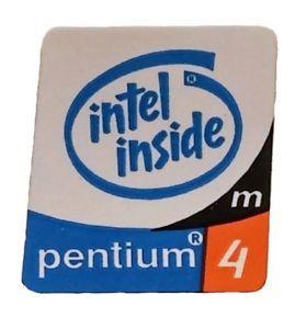 Intel Pentium 4 Logo - INTEL PENTIUM 4 M STICKER LOGO AUFKLEBER 15x18mm (742)