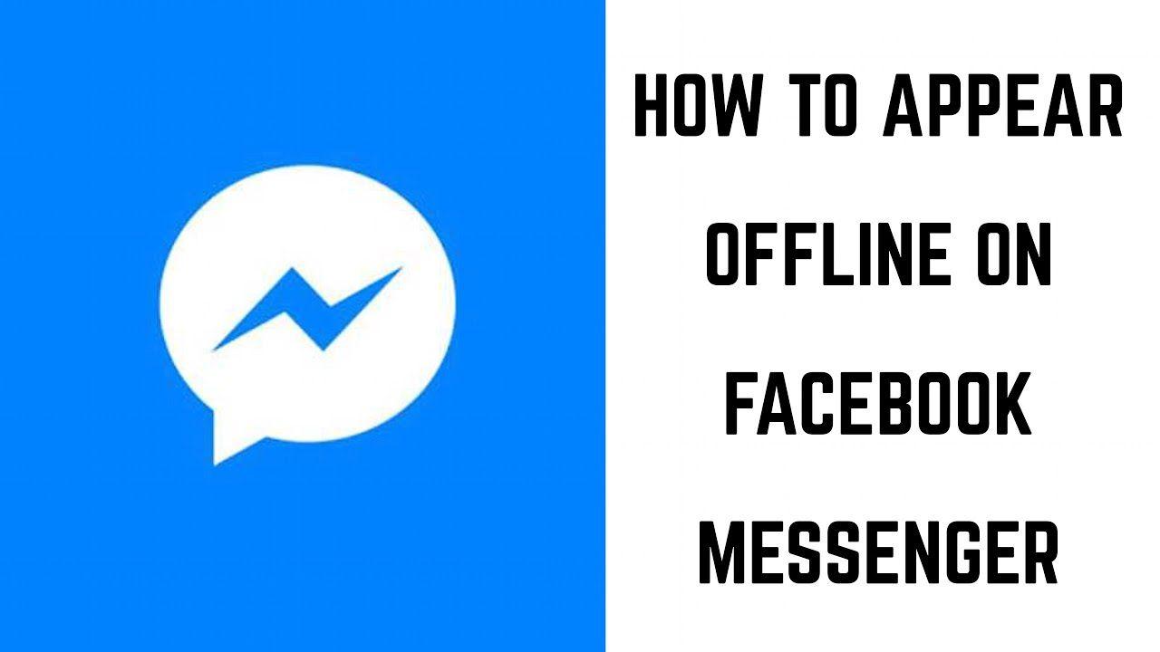Blue Circle Facebook Logo - How to Appear Offline on Facebook Messenger - YouTube