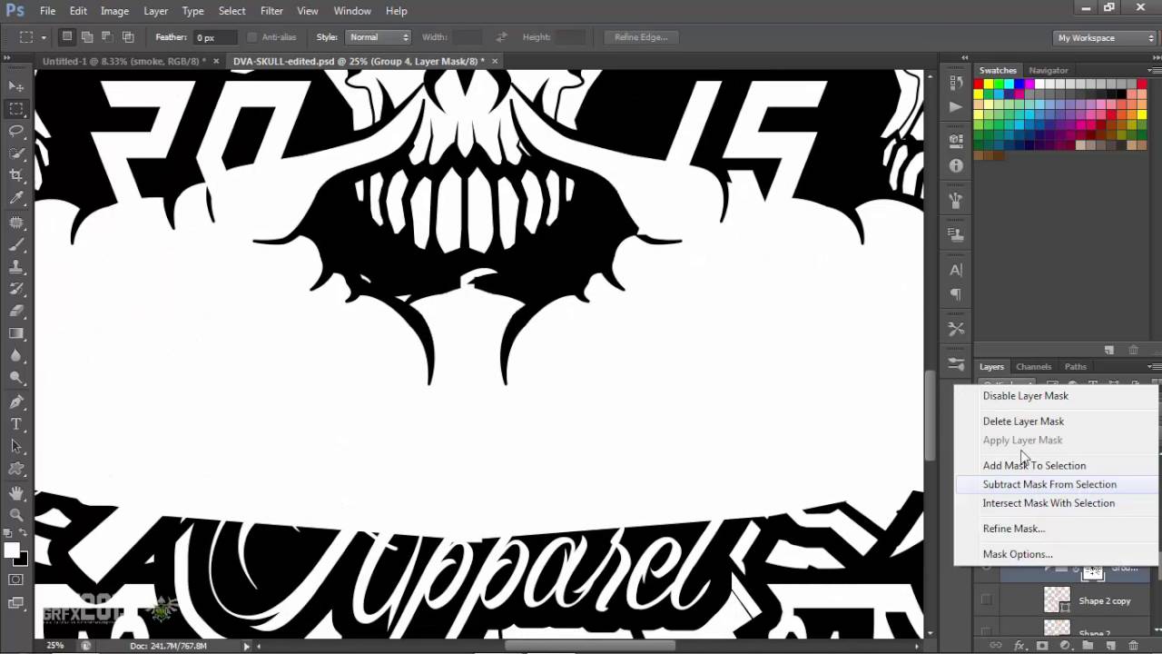 Skull Vape Logo - The Daily Vape Apparel Shirt (Speed Art)