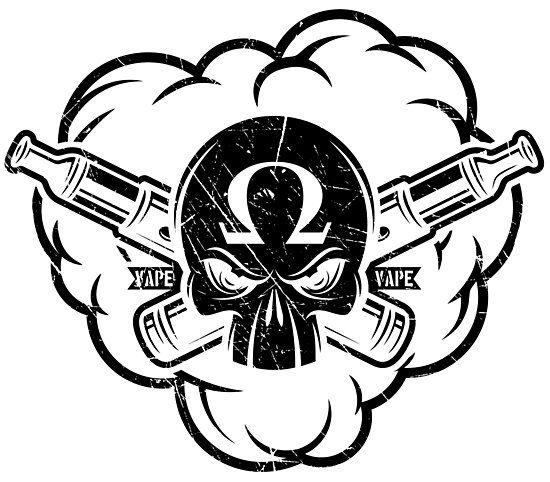 Skull Vape Logo - Vape Skull Vaping Steamer Steam Ohm Coil Photographic