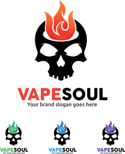Skull Vape Logo - vape soul Logo Vector (.EPS) Free Download