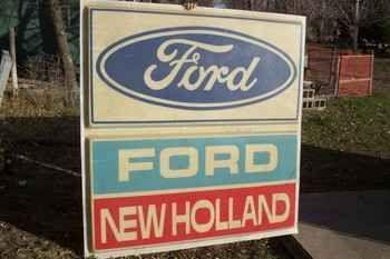 Ford New Holland Logo - Used Farm Tractors: Ford New Holland Sign 2008 06 15