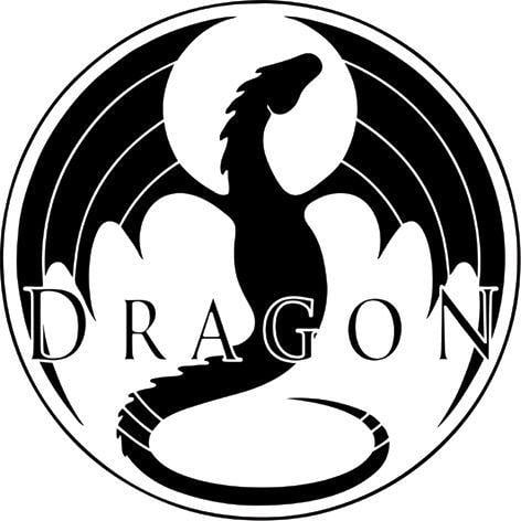 Dragon in Circle Logo - small-black-dragon-logo | Dragons | Logo design, Dragon, Logos