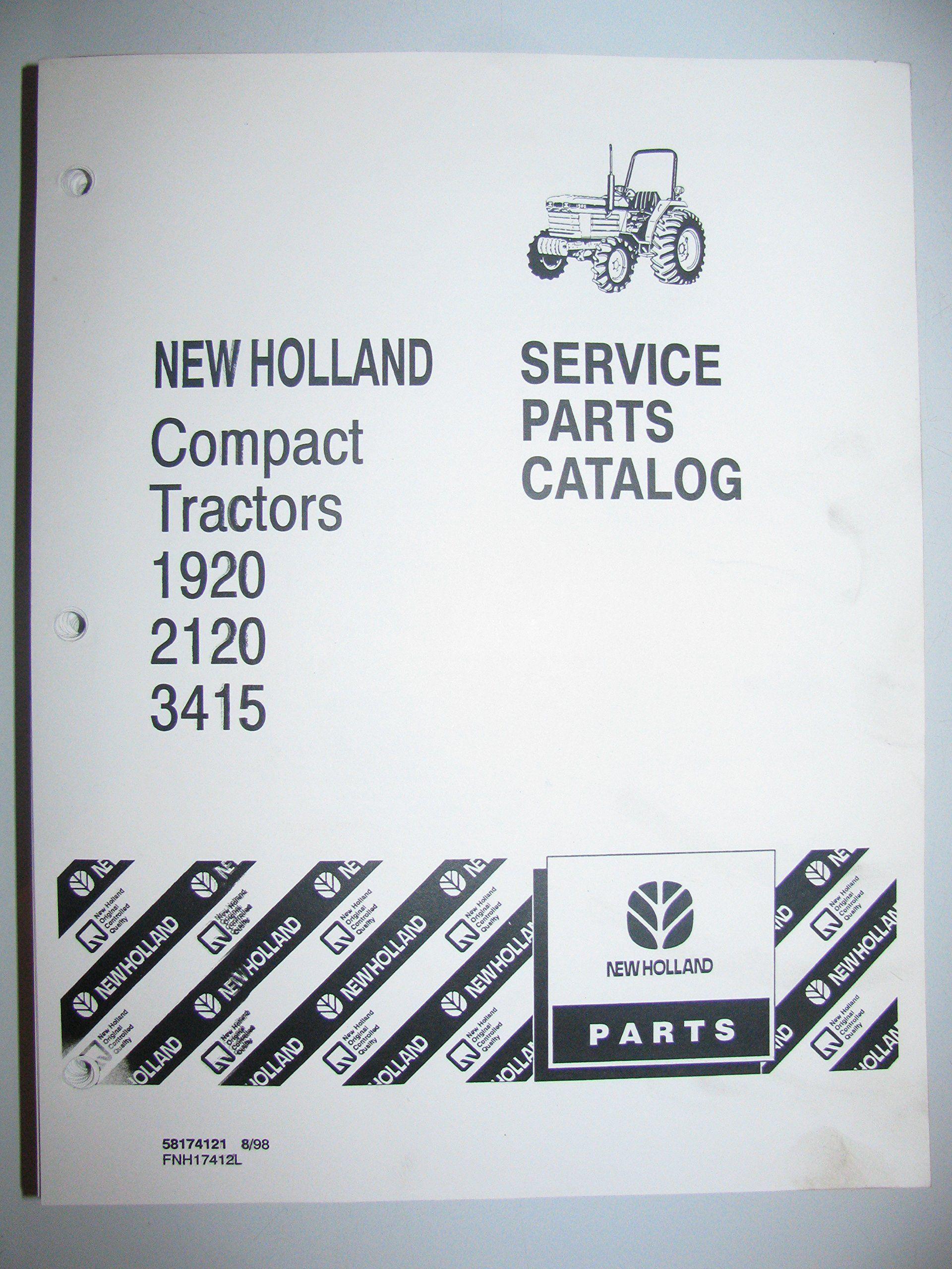 Ford New Holland Logo - Buy Ford New Holland 1920 2120 3415 Tractor Parts Catalog Book