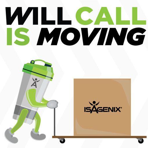 Will Call Logo - Will Call Now Open! - Isagenix News - IsaFYI.com