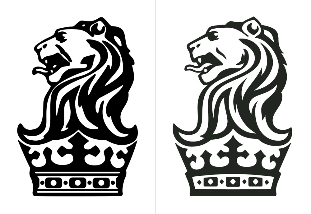 White and Blue Lion Logo - Brand New: New Logo and Identity for The Ritz-Carlton