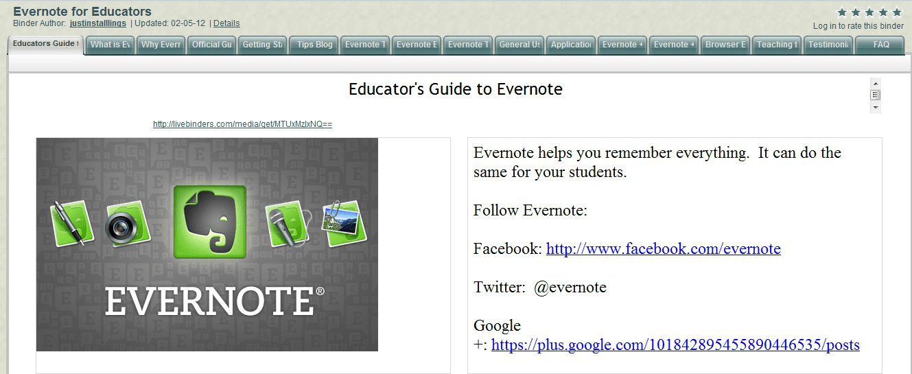 Live Binder Logo - Educational Technology Guy: Awesome LiveBinder of Evernote Resources ...