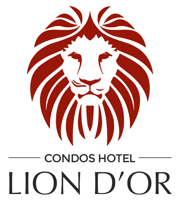 Lion Hotel Logo - Condo Apartment Hotel Rent, Orford, Eastern Townships, Lion D'Or