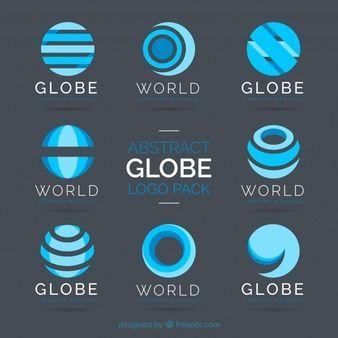 Samples of Woman in Globe Logo - Globe Logo Vectors, Photos and PSD files | Free Download