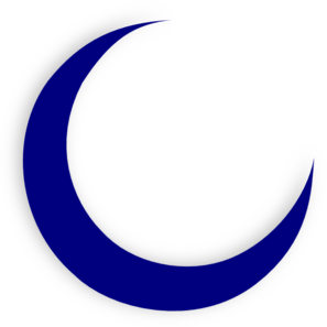Blue Half Moon Logo - Blue Half Moon Clipart