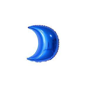 Blue Half Moon Logo - Crescent Half Moon Foil Helium Balloon Birthday Party Decoration