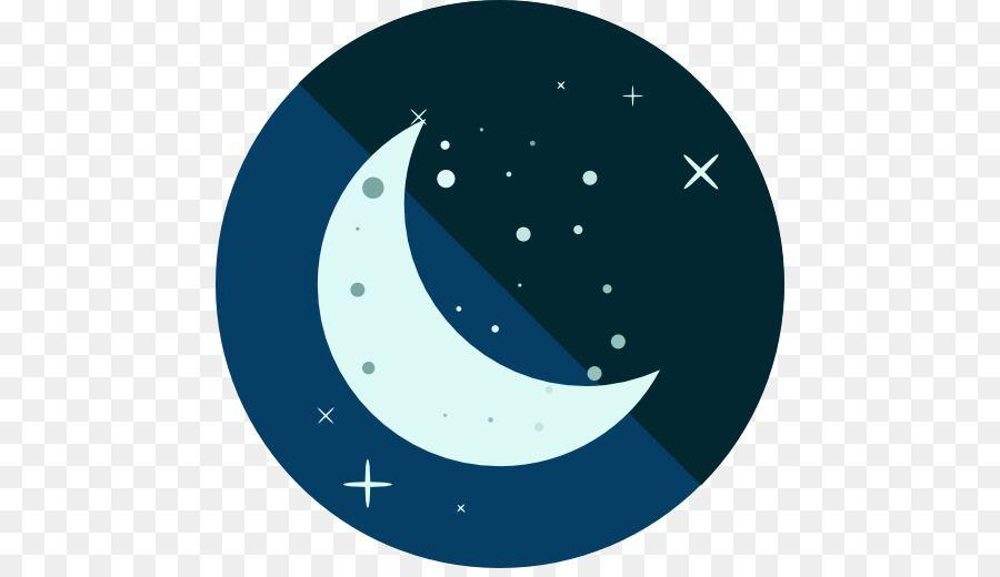 Blue Half Moon Logo - Lunar phase Computer Icons Full moon - blue half moon png download ...