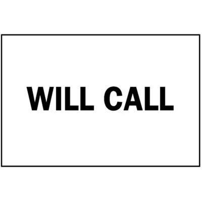 Will Call Logo - Will Call Sign, 14