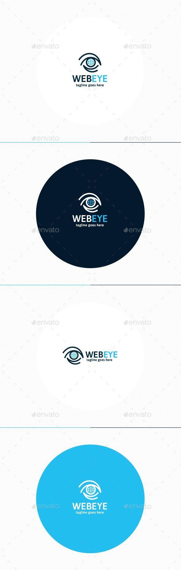 Web Eye Logo - Web Eye Logo. Change colour, Eye logo and Logos