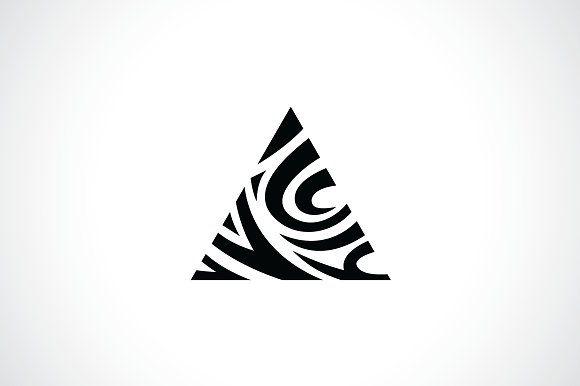 Rainbow Triangle Logo - Rainbow Triangle Logo Template ~ Logo Templates ~ Creative Market