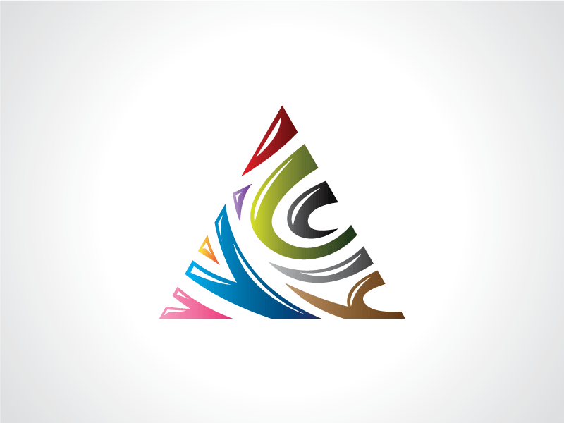 Triangle Rainbow Logo - Triangle Rainbow Logo Template by Heavtryq | Dribbble | Dribbble