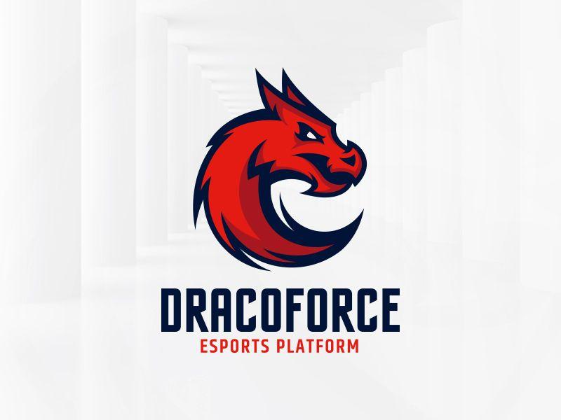 A Dragon in Circle Logo - Dragon Force Logo Template by Alex Broekhuizen | Dribbble | Dribbble