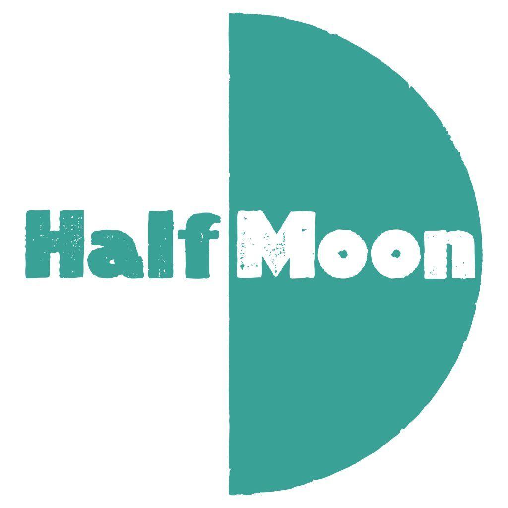 Blue Half Moon Logo - Half Moon