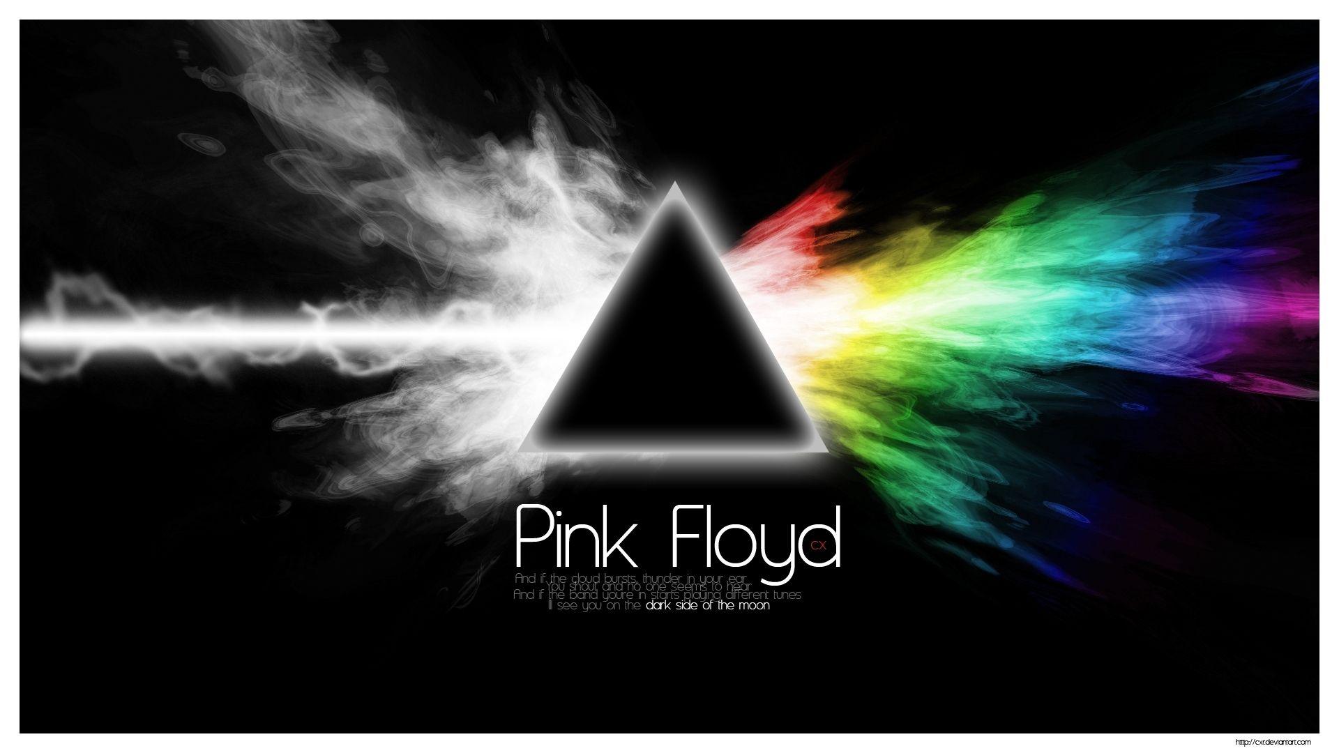 Triangle Rainbow Logo - Full HD Wallpaper pink floyd rainbow triangle smoke logo, Desktop ...