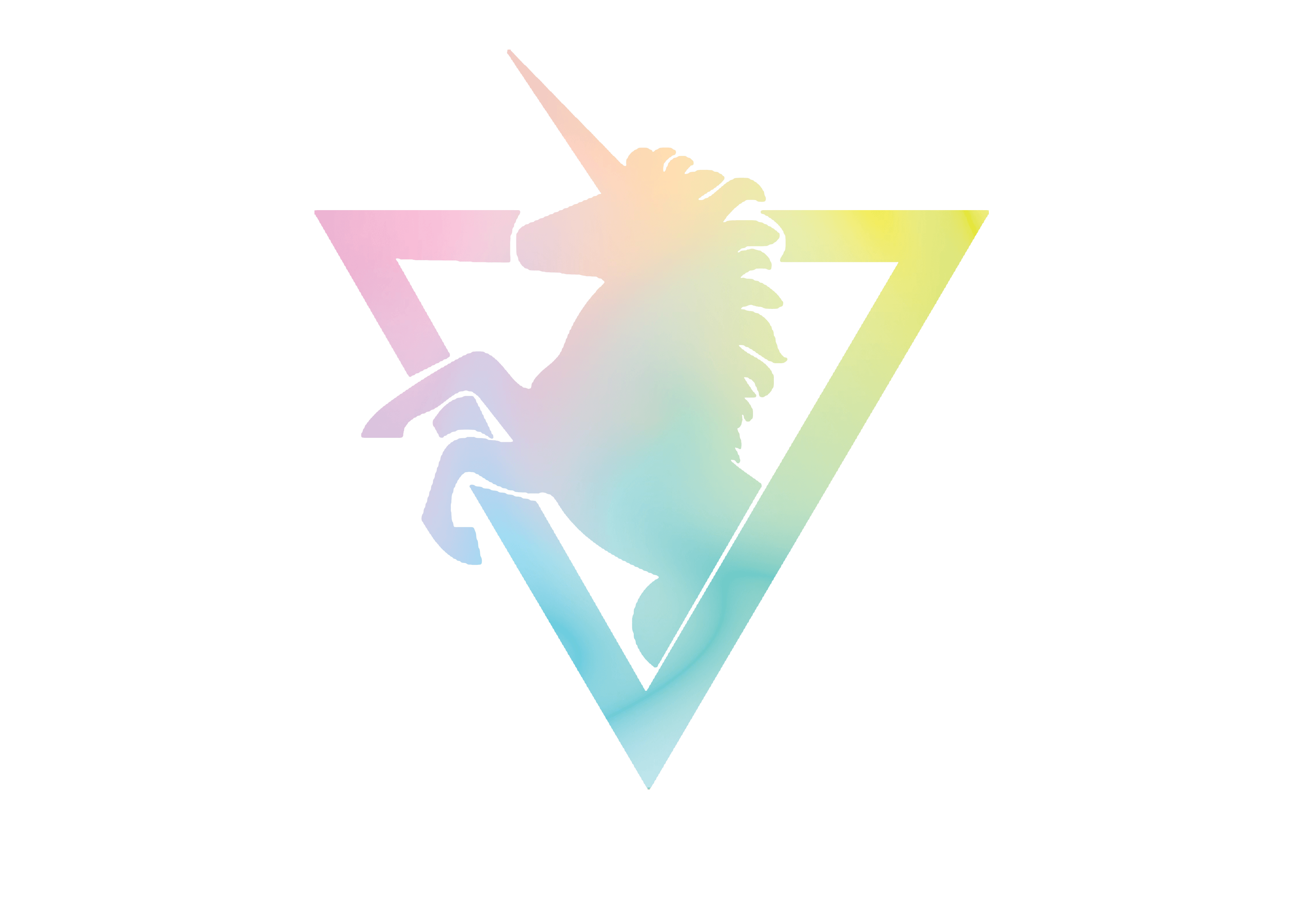 Triangle Rainbow Logo - unicorn triangle rainbow - Iram Jahangir