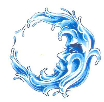 Blue Half Moon Logo - Tattoo Pictures & Tattoo Designs: Blue Half Moon
