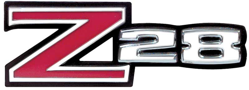 Z28 Logo - 1970-74 Camaro Z28 Front Fender Emblem