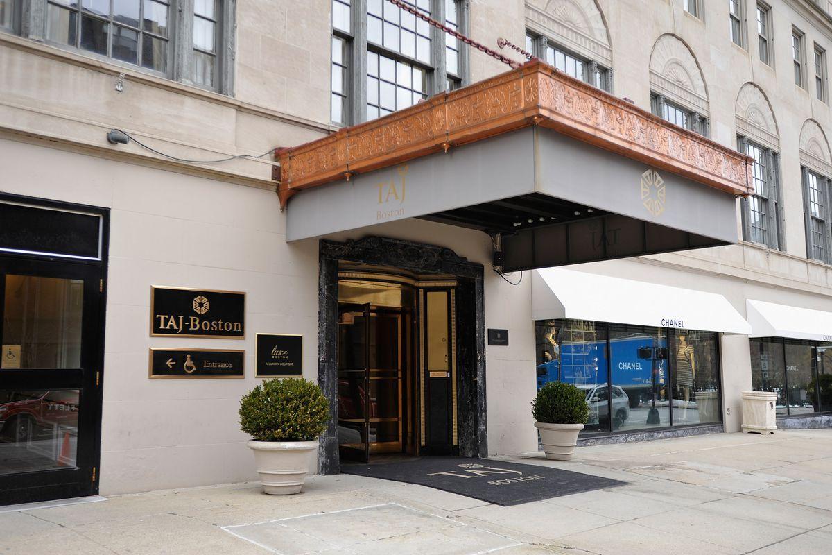 Taj Hotel Boston Logo - Taj Boston renovations will include moving hotel's front door ...