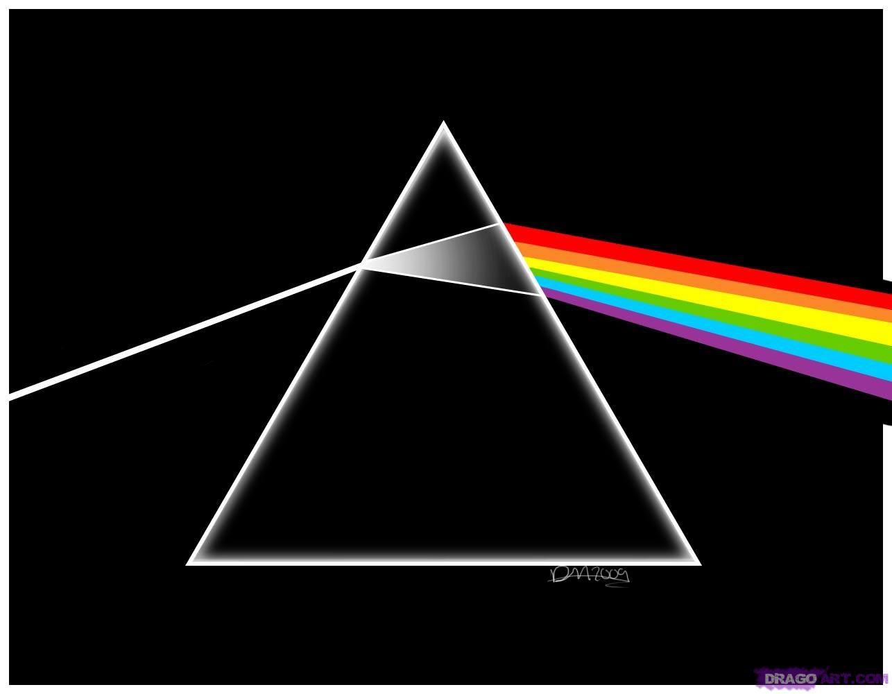Triangle Rainbow Logo - Pink floyd Logos