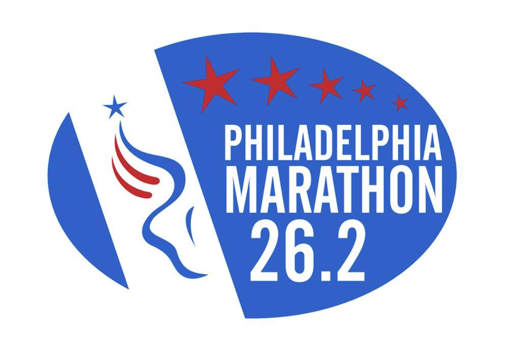 Flying Foot Logo - AACR Philadelphia Marathon 'Flying Foot' 26.2 Magnet - Blue ...