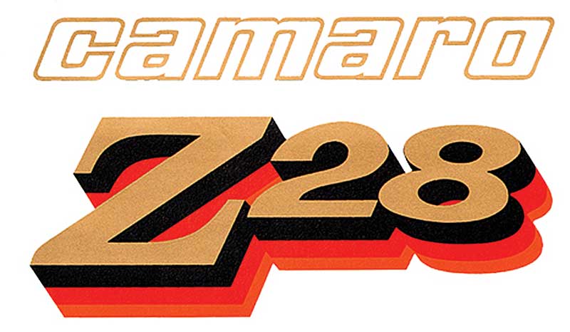 Z28 Logo - 1978 Chevrolet Camaro Parts | 473561 | 1978 Camaro Z28 Gold ...