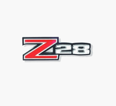 Camaro Z28 Logo - 1973 Camaro Z28 Rear Spoiler Emblem, 3981889